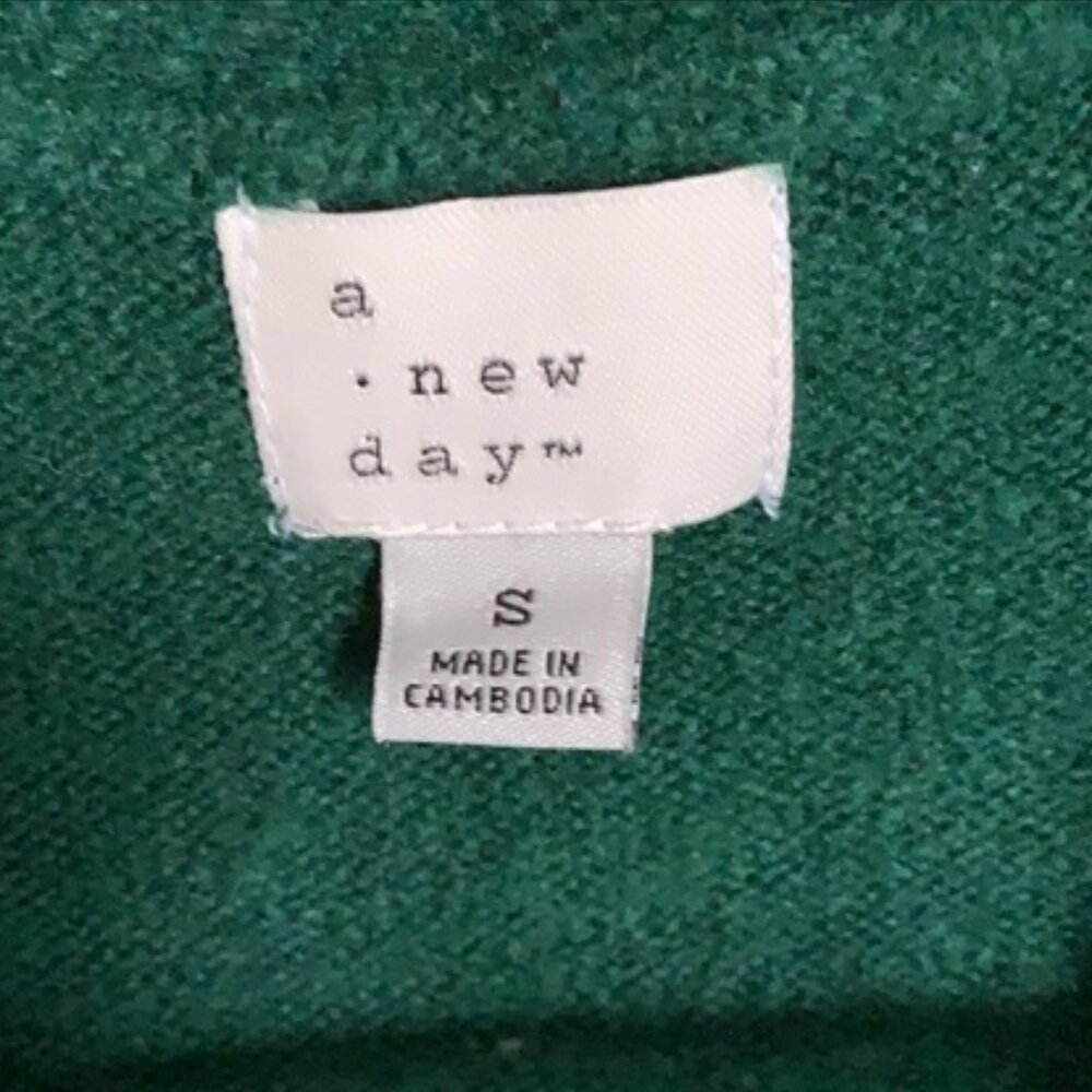 A New Day Emerald Green Longline Cardigan - Picture 3 of 3